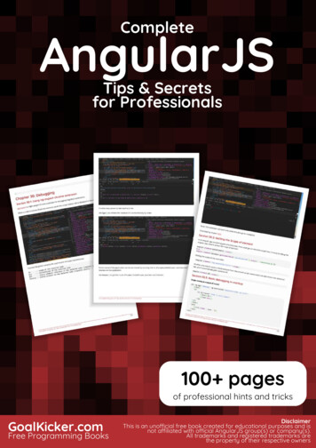 Complete AngularJS Secrets & Tips For Professionals