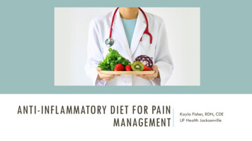 Anti-inflammatory Diet For Pain Management