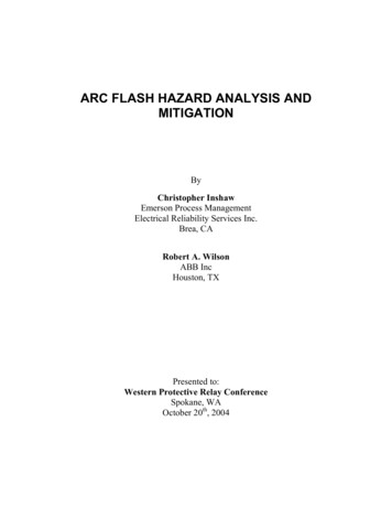 Arc Flash Hazard Analysis And Mitigation - ABB