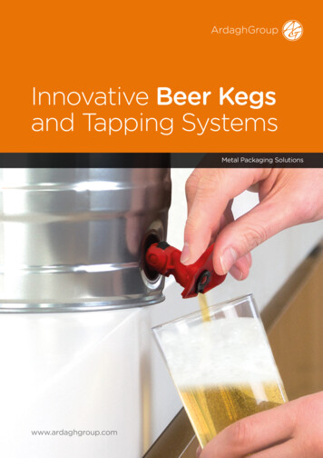 Innovative Beer Kegs And Tapping Systems - Ardagh Group