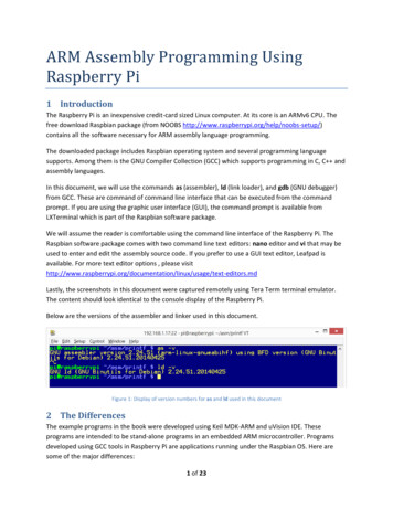 ARM Assembly Programming Using Raspberry Pi