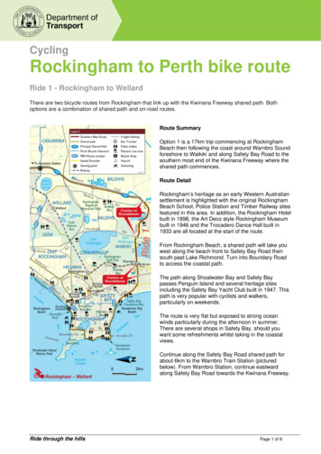Cycling Rockingham To Perth Bike Route