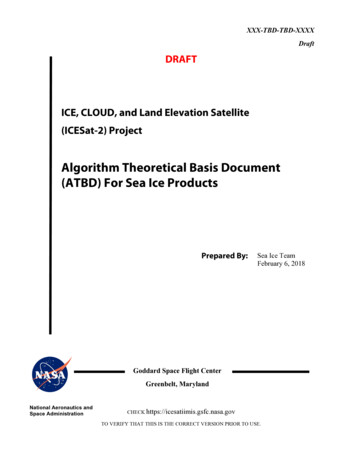 Algorithm Theoretical Basis Document (ATBD) For Sea . - NASA