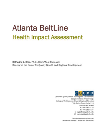 Beltline Health Impact Assessment - Pewtrusts 