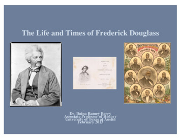 The Life And Times Of Frederick Douglass - Humanities Texas