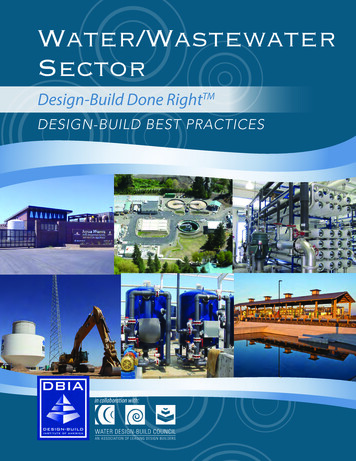 Water/Wastewater Sector - DBIA