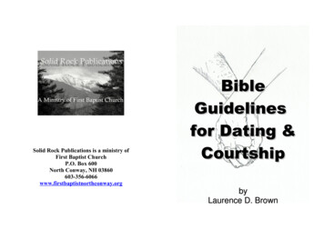 Bible Guidelines For Dating & Courtship