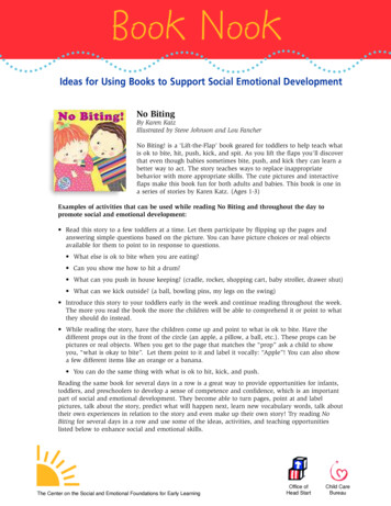 Book Nook - CSEFEL: Center On The Social And Emotional .