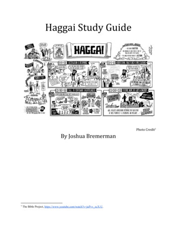 Haggai Study Guide - WordPress 