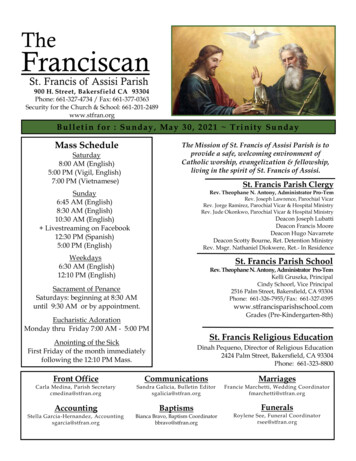 The Franciscan - Amazon Web Services, Inc.