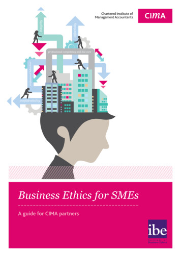 Business Ethics For SMEs - CIMA
