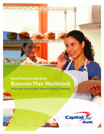 Business Plan Workbook - Capital One