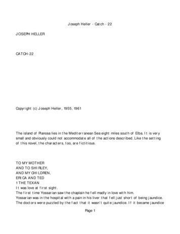 Joseph Heller - Catch - 22 - Notepad - Paula Daunt
