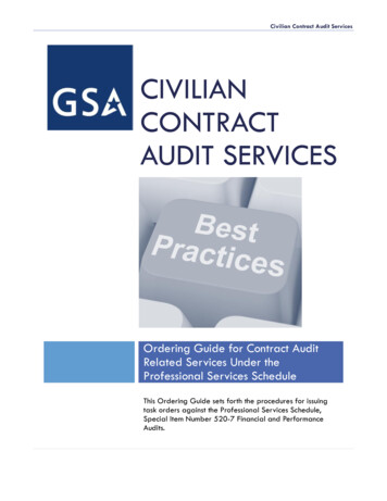Civilian Contract Audit Services - Gsa