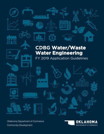 CDBG Water/Waste Water Engineering