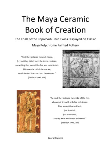 The Maya Ceramic Book Of Creation