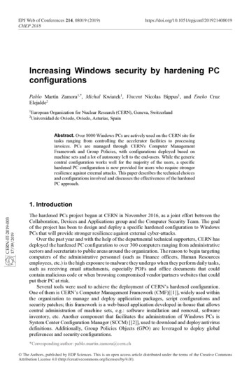 Increasing Windows Security By Hardening PC Configurations
