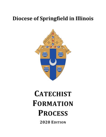 CATECHIST FORMATION PROCESS
