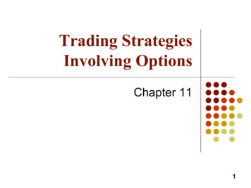 Trading Strategies Involving Options