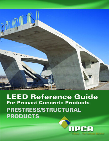 LEED Reference Guide - Precast 