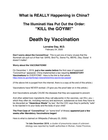 Death By Vaccination - Good News About God