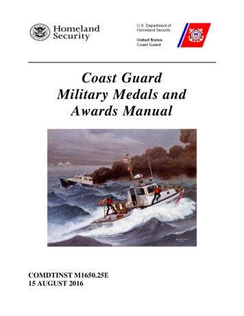 Coast Guard Militar Y Medals And Awards Manual
