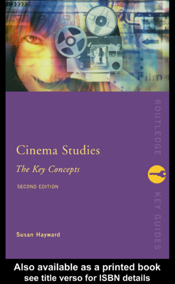 Cinema Studies: The Key Concepts, Second Edition