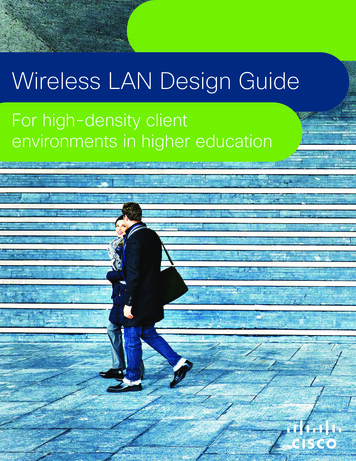 Cisco WLAN Design Guide