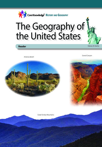History And GeoGrapHy The Geography Of The United States