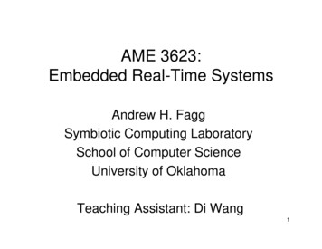 AME 3623: Embedded Real-Time Systems