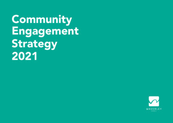 1 Community Engagement Strategy 2021 - Waverley Council