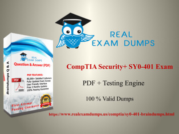 CompTIA Security SY0-401 Exam - Visual.ly