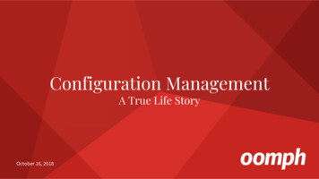 Configuration Management - DrupalCon