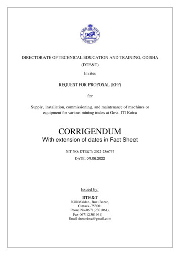 CORRIGENDUM - Dtetodisha.gov.in