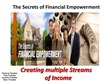 Creating Multiple Streams Of Income - Yola
