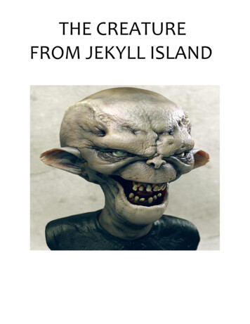 THE CREATURE FROM JEKYLL ISLAND - Jrclifford 