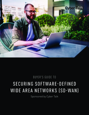 BUYER'S GUIDE TO SECURING SOFTWARE-DEFINED WIDE AREA . - CyberTalk