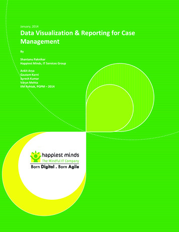Data Visualization And Reporting For Case Management