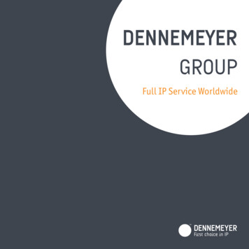 Full IP Service Worldwide - Dennemeyer