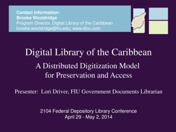 Digital Library Of The Caribbean - University Of Florida