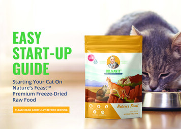 EASY START-UP GUIDE - Dr Marty Pets