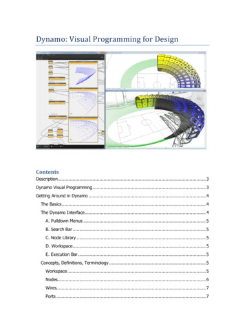 Dynamo: Visual Programming For Design