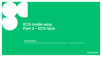 ECG Made Easy Part 2 ECG Quiz