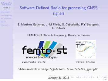 Software Defined Radio For Processing GNSS Signals - Free