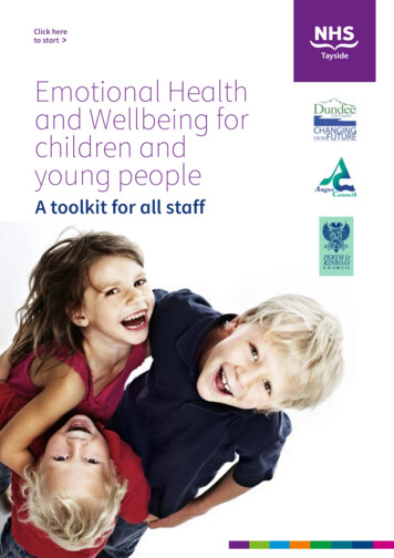 Emotional Health And Wellbeing For Children And Young People