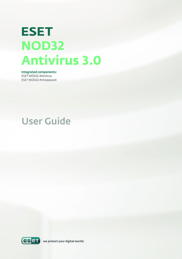 NOD32 Antivirus 3 - Softwaresecuritysolutions 