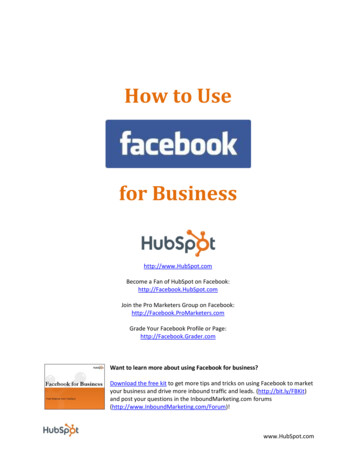 Facebook For Business - Idaho Commerce