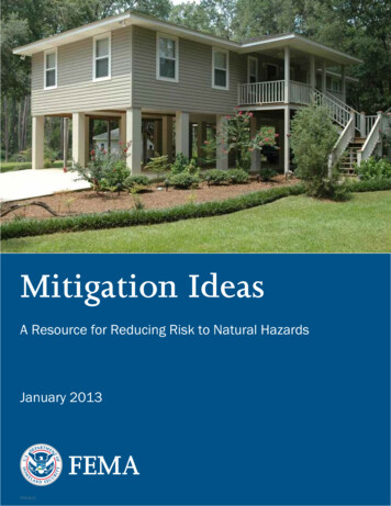 Mitigation Ideas - FEMA