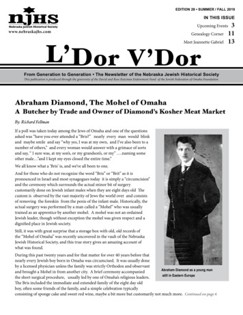 Abraham Diamond, The Mohel Of Omaha - Nebraskajhs 