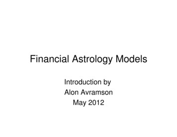 Financial Astrology Models - Timing Solution